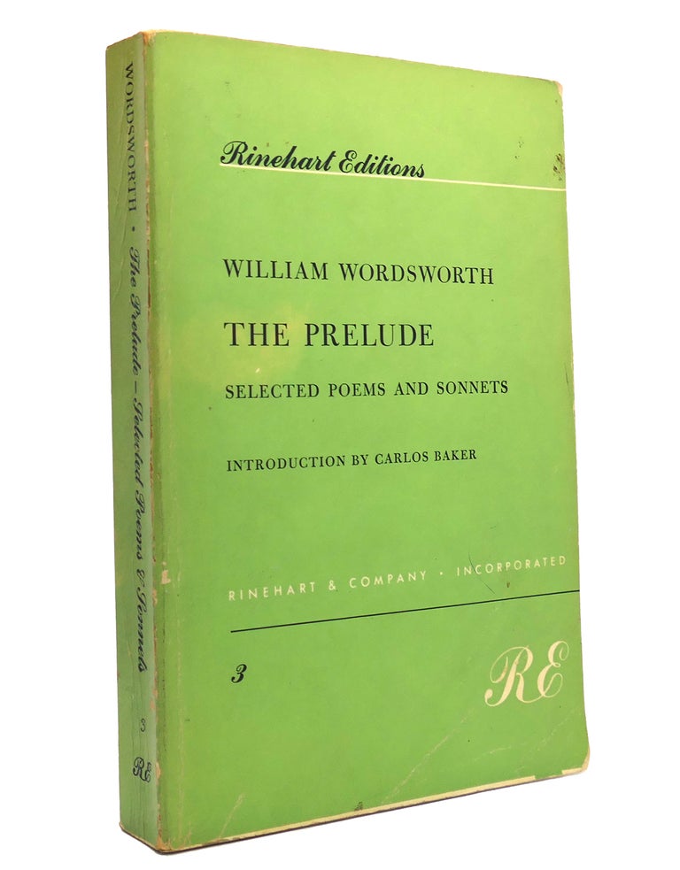 Item #151067 THE PRELUDE. William Wordsworth.