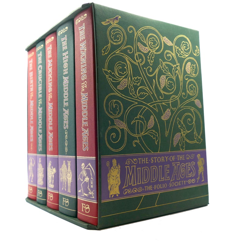 Item #151209 THE STORY OF THE MIDDLE AGES IN 5 VOLUMES Folio Society. Geoffrey Barraclough Moss, Huizinga, Mundy, Southern.