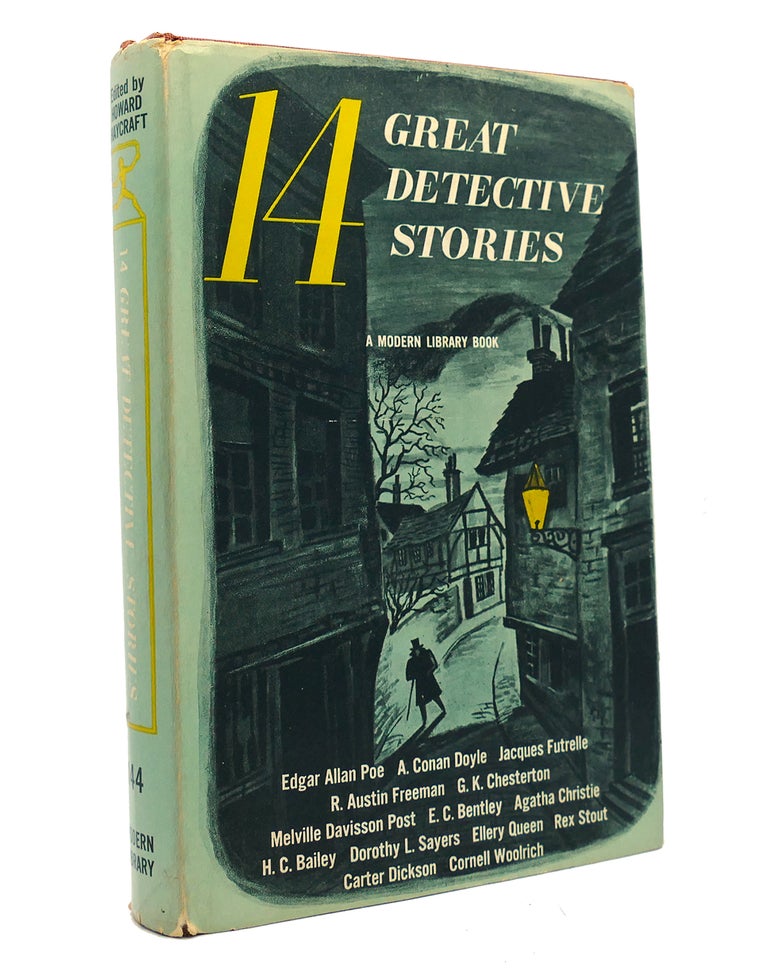 Item #151266 14 GREAT DETECTIVE STORIES Modern Library. A Edgar Allan Poe, Conan Doyle Chesterton.