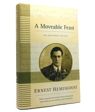 Item #152118 A MOVEABLE FEAST. Ernest Hemingway
