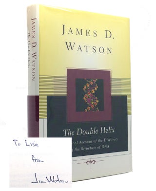 DOUBLE HELIX Signed. James D. Watson.