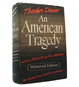 Item #152434 AN AMERICAN TRAGEDY. Theodore Dreiser