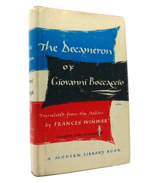 Item #152761 THE DECAMERON OF BOCCACCIO Modern Library. Frances Winwar