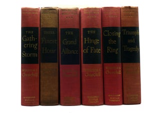 THE SECOND WORLD WAR: TRIUMPH AND TRAGEDY IN SIX VOLUMES The Gathering Storm; Their Finest Hour;. Winston S. Churchill.