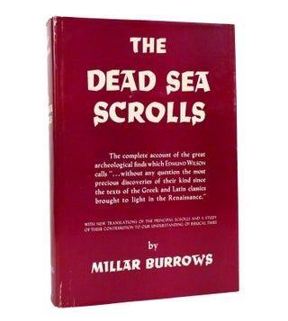 Item #153710 THE DEAD SEA SCROLLS. Millar Burrows