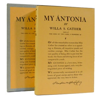 Item #154104 MY ANTONIA The First Edition Library - FEL. Willa Cather