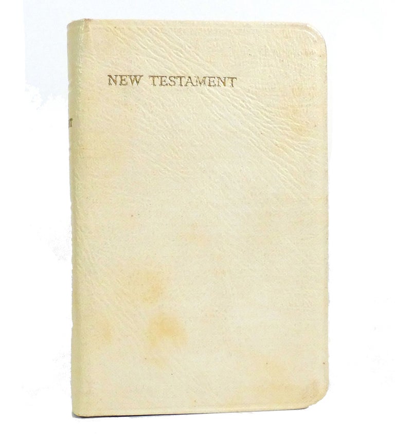 Item #154283 THE NEW TESTAMENT OF OUR LORD AND SAVIOR JESUS CHRIST. Bible.