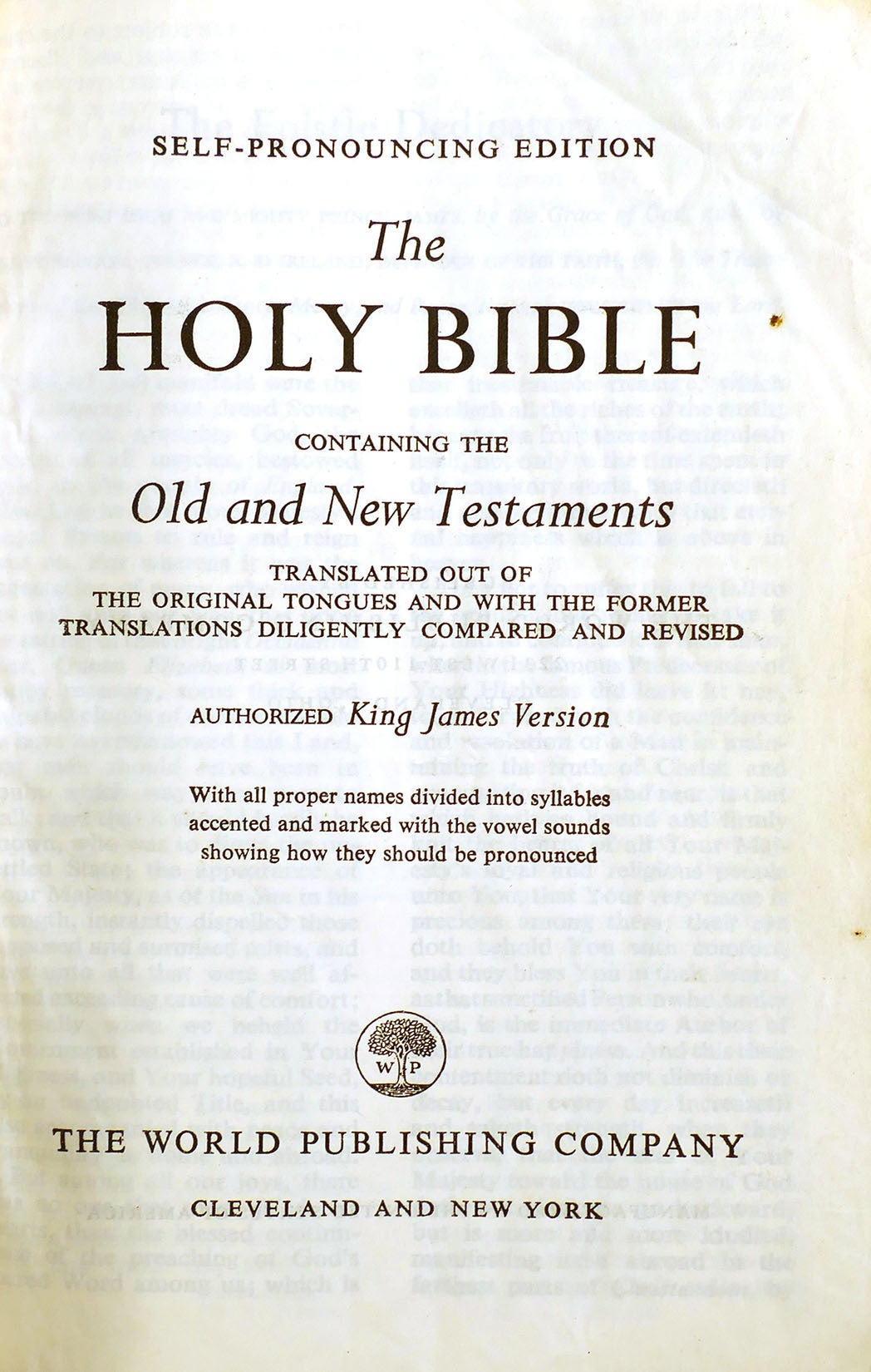 THE HOLY BIBLE CONTAINING THE OLD AND NEW TESTAMENTS | King James Holy ...
