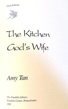 THE KITCHEN GOD'S WIFE Signed 1st Franklin Library