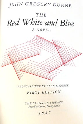 THE RED WHITE AND BLUE Signed Franklin Library