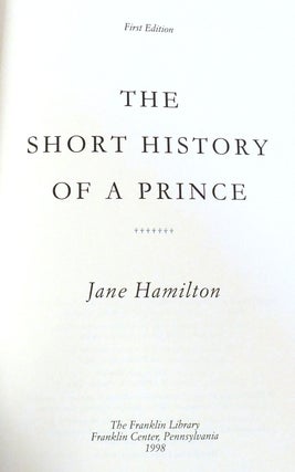 THE SHORT HISTORY OF A PRINCE Signed Franklin Library