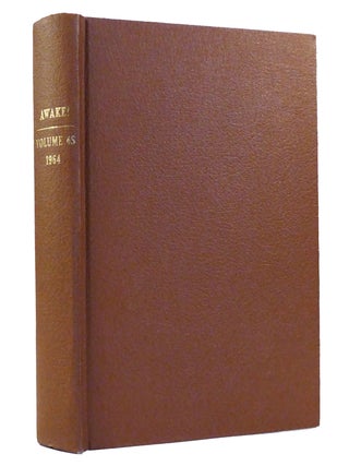 Item #155592 AWAKE! VOLUME 45. Watchtower Bible, Tract Society Of New York