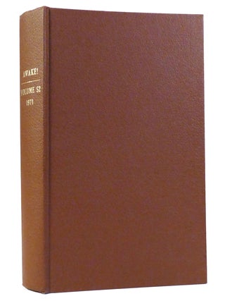 Item #155599 AWAKE! VOLUME 52. Watchtower Bible, Tract Society Of New York