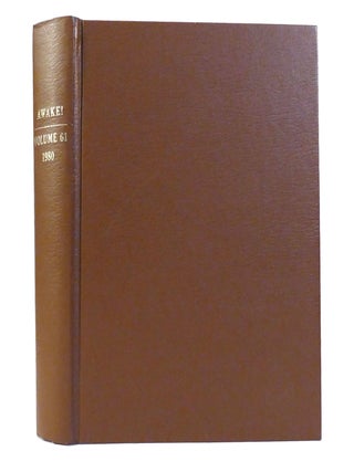 Item #155606 AWAKE! VOLUME 61. Watchtower Bible, Tract Society Of New York