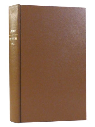 Item #155611 AWAKE! VOLUME 66. Watchtower Bible, Tract Society Of New York