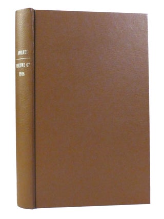 Item #155612 AWAKE! VOLUME 67. Watchtower Bible, Tract Society Of New York