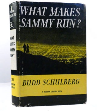 Item #155804 WHAT MAKES SAMMY RUN? Modern Library. Budd Schulberg