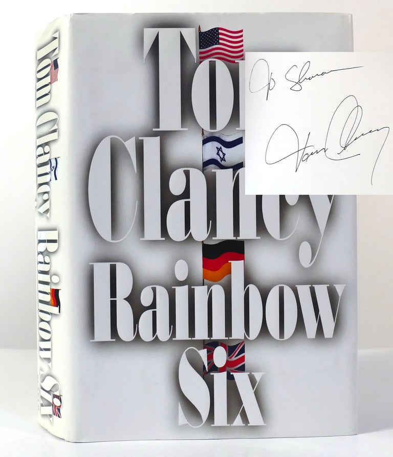 Item #156435 RAINBOW SIX Signed. Tom Clancy.