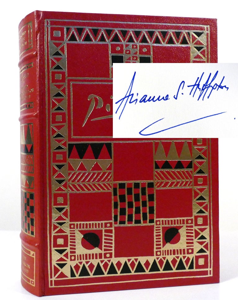 Item #156959 PICASSO: CREATOR AND DESTROYER SIGNED Franklin Library. Arianna Stassinopoulos Huffington.