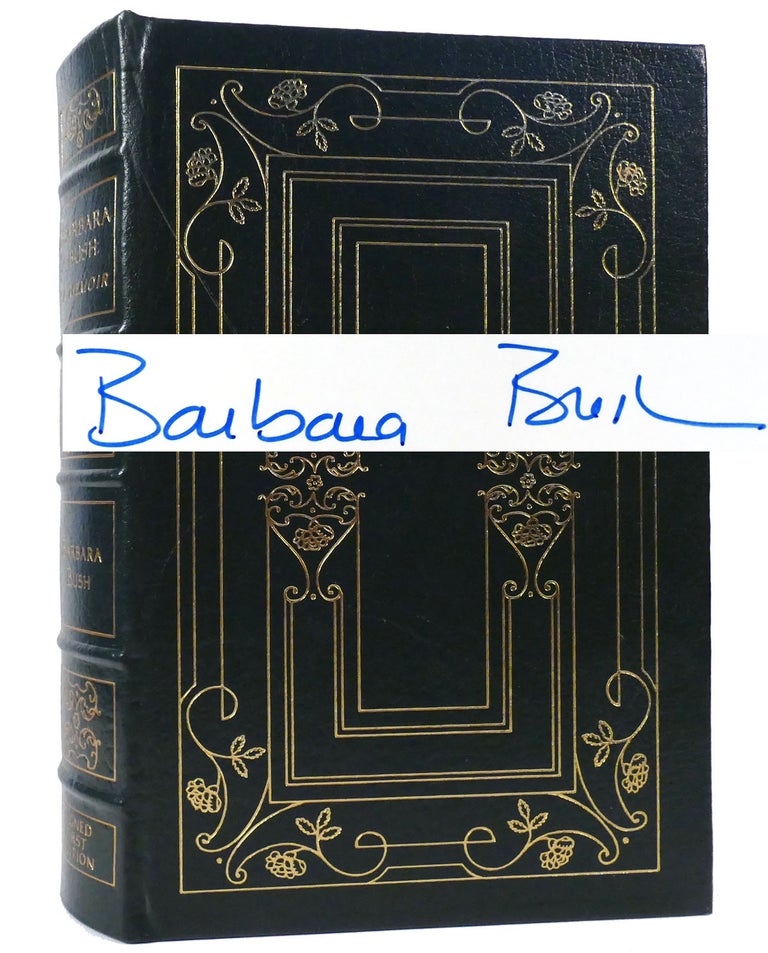 Item #156974 BARBARA BUSH A MEMOIR SIGNED Easton Press. Barbara Bush.