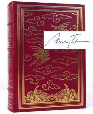 Item #156980 THE KITCHEN GOD'S WIFE SIGNED Franklin Library. Amy Tan