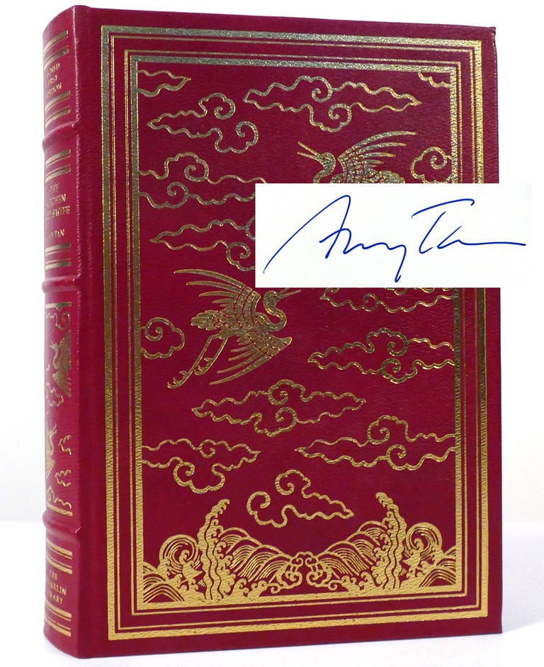 Item #156980 THE KITCHEN GOD'S WIFE SIGNED Franklin Library. Amy Tan.