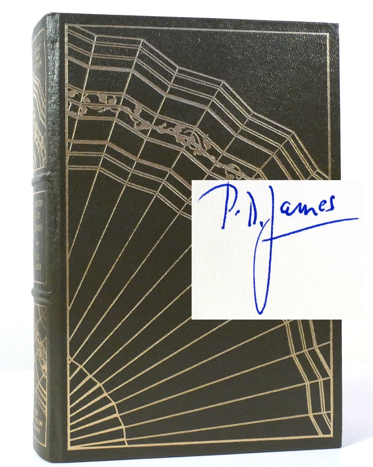 Item #156982 DEVICES AND DESIRES SIGNED Franklin Library. P. D. James.