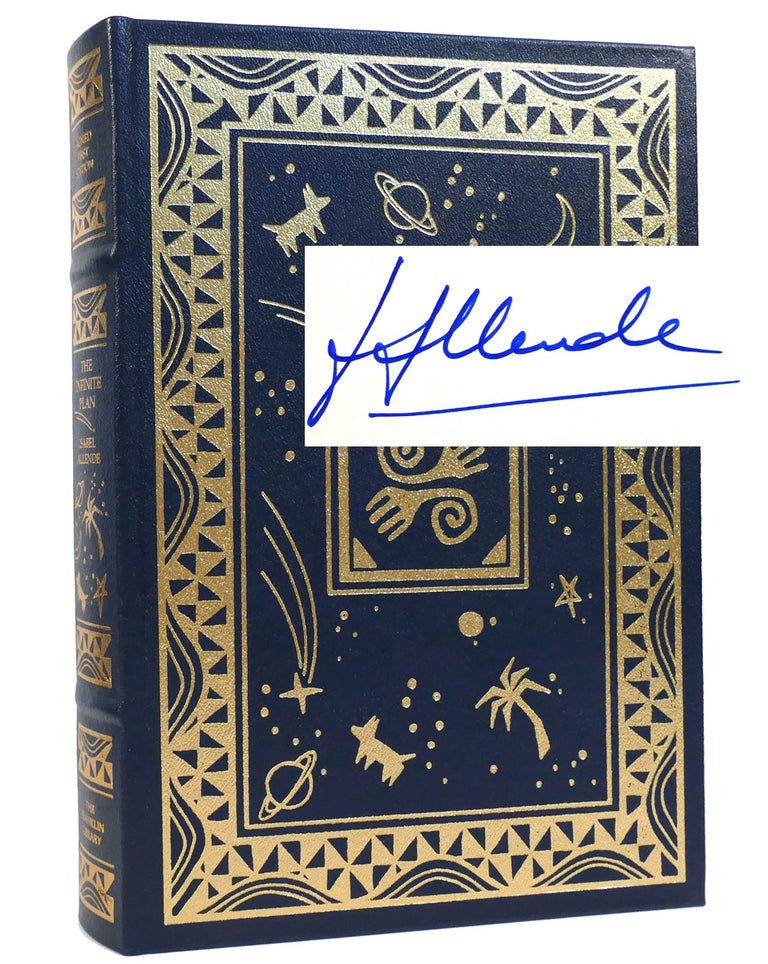 Item #156984 THE INFINITE PLAN SIGNED Franklin Library. Isabel Allende.