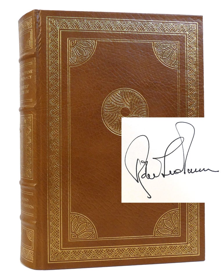 Item #156997 THE BOURNE SUPREMACY SIGNED Franklin Library. Robert Ludlum.
