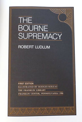 THE BOURNE SUPREMACY SIGNED Franklin Library