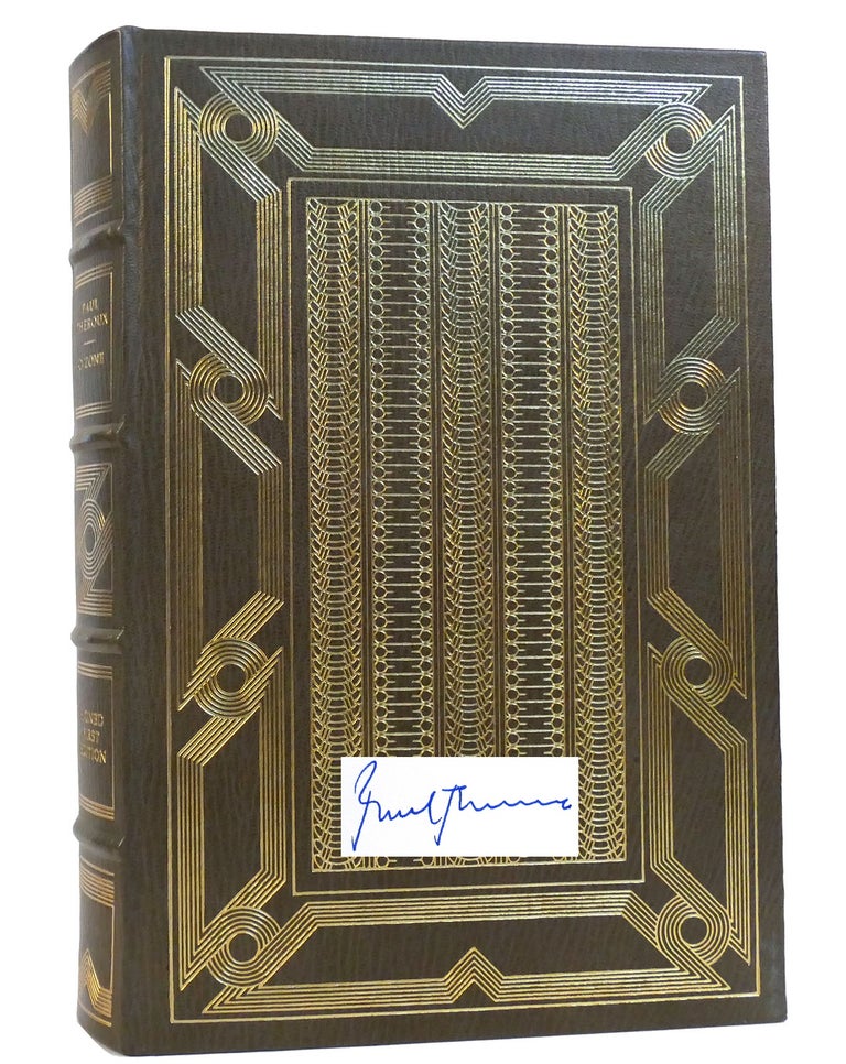 Item #157032 O-ZONE SIGNED Franklin Library. Paul Theroux.