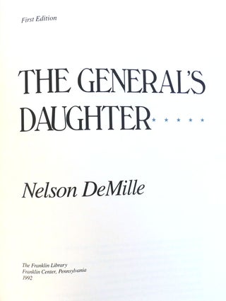 THE GENERAL'S DAUGHTER SIGNED Franklin Library