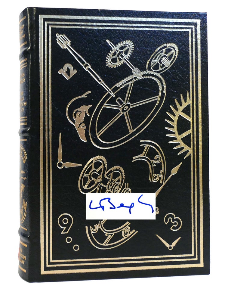 Item #157054 THE MAN WHO WAS LATE SIGNED Franklin Library. Louis Begley.