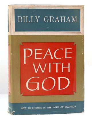 Item #157099 PEACE WITH GOD. Billy Graham