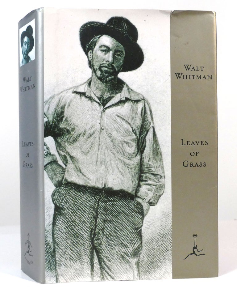 Item #157197 LEAVES OF GRASS Modern Library. Walt Whitman.