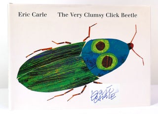 Item #157465 THE VERY CLUMSY CLICK BEETLE SIGNED. Eric Carle