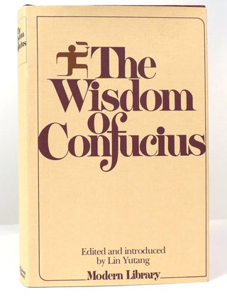 Item #157608 WISDOM OF CONFUCIUS Modern Library. Confucius