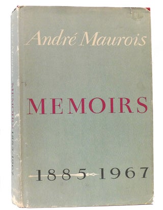 Item #158973 MEMOIRS 1885-1967. Andre Maurois