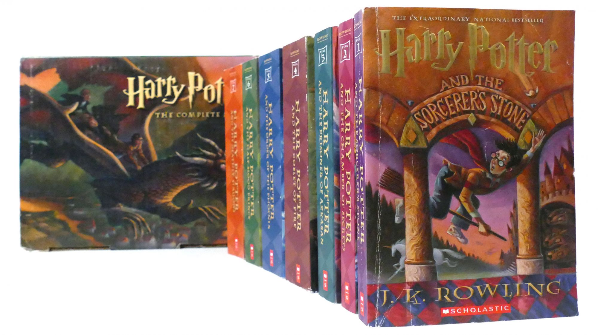 Harry potter hardcover discount set first edition