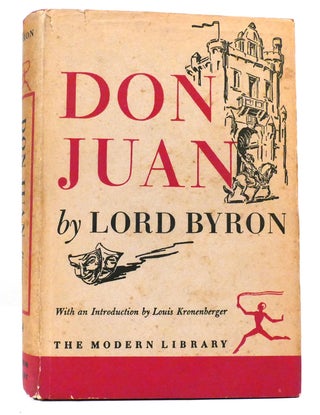 Item #159498 DON JUAN Modern Library. Lord Byron