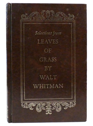 Item #159594 SELECTIONS FROM LEAVES OF GRASS. Walt Whitman