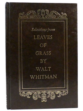 Item #159595 SELECTIONS FROM LEAVES OF GRASS. Walt Whitman