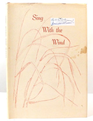 Item #159639 SING WITH THE WIND Signed. Winston O. Abbott
