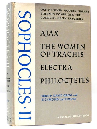 Item #159770 SOPHOCLES II Ajax, the Women of Trachis, Electra, Philoctetes. Richmond Lattimore...