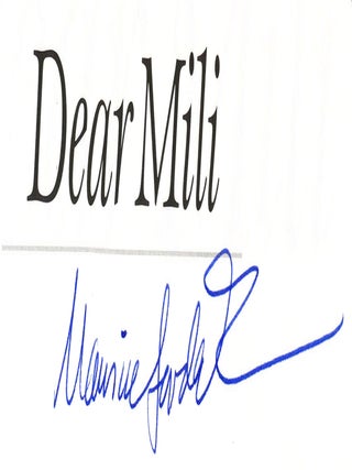 DEAR MILI; SIGNED