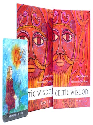 Item #160336 CELTIC WISDOM TAROT; (78 Cards and Book). Caitlin Matthews