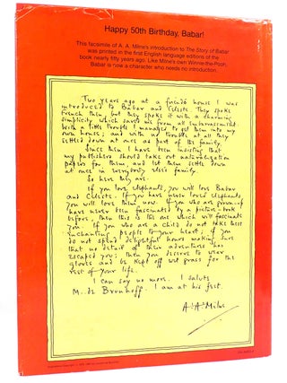 BABAR'S ANNIVERSARY ALBUM 6 Favorite Books SIGNED