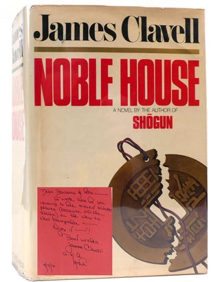 Item #160630 NOBLE HOUSE Signed. James Clavell