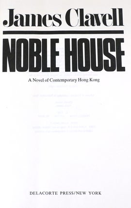 NOBLE HOUSE Signed