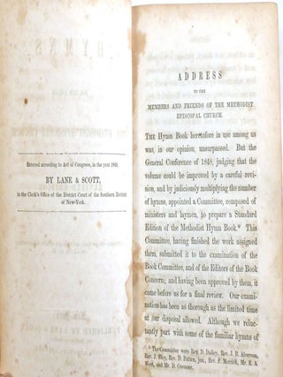 HYMNS FOR THE USE OF THE METHODIST EPISCOPAL CHURCH